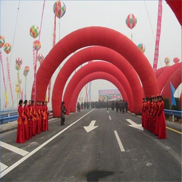 九江商场开业纯红拱门